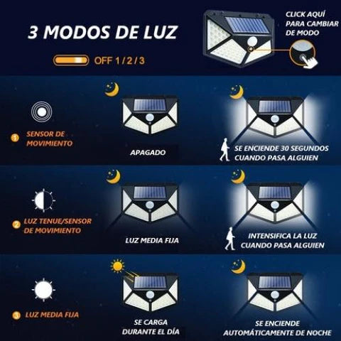 Lámpara Solar con Sensor™