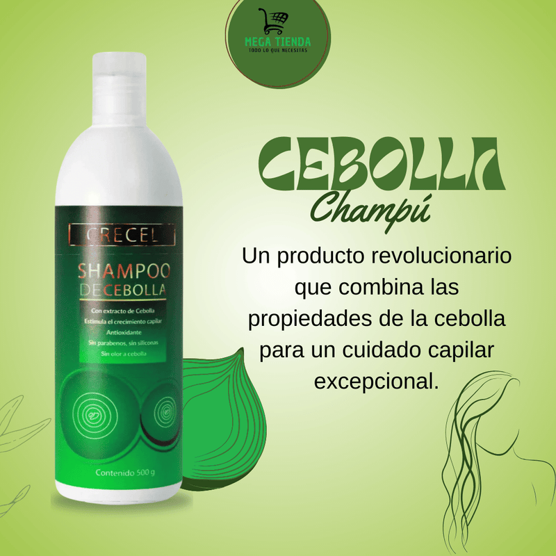 Champú de Cebolla Crecel™️