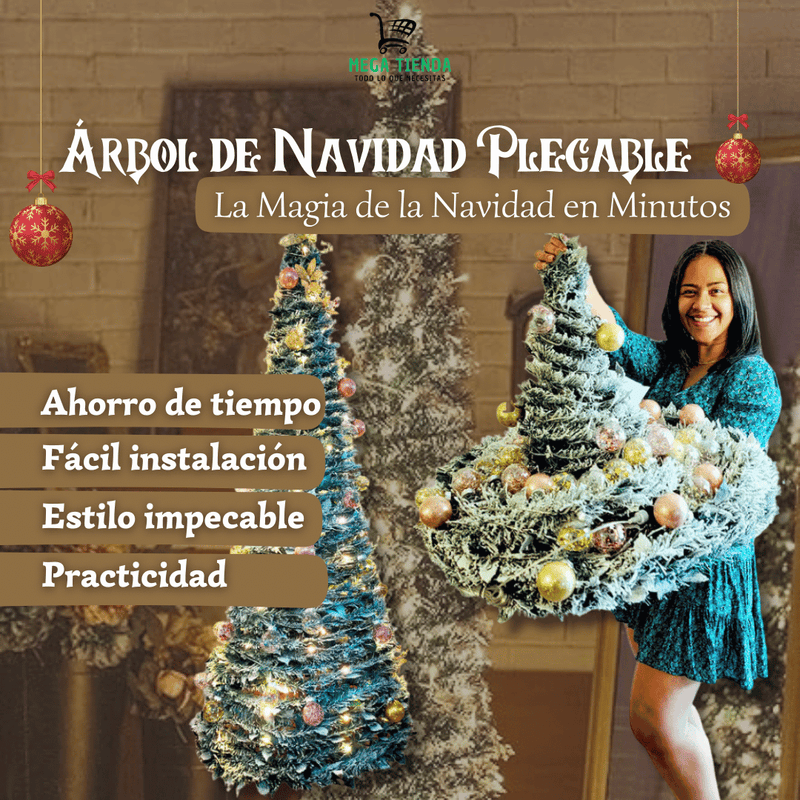 Árbol de Navidad Plegable™️: La Magia de la Navidad en Minutos