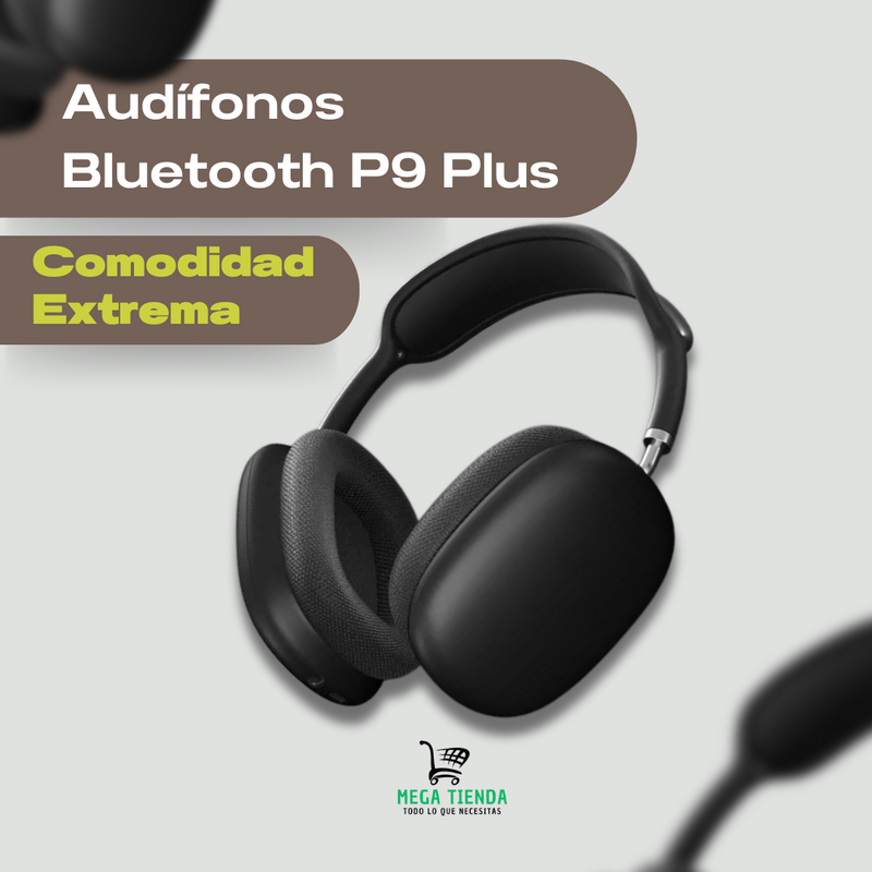 Audífonos Bluetooth P9 Plus™- Comodidad Extrema