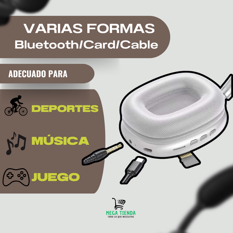 Audífonos Bluetooth P9 Plus™- Comodidad Extrema