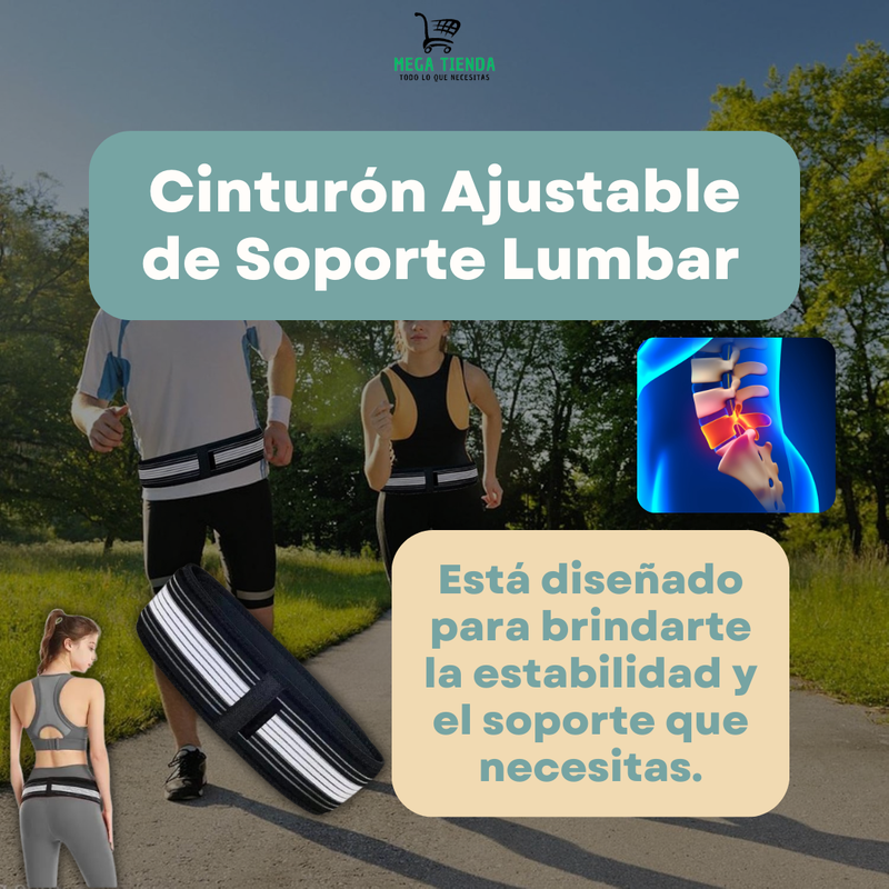 Cinturon Ajustable de Soporte Lumbar™