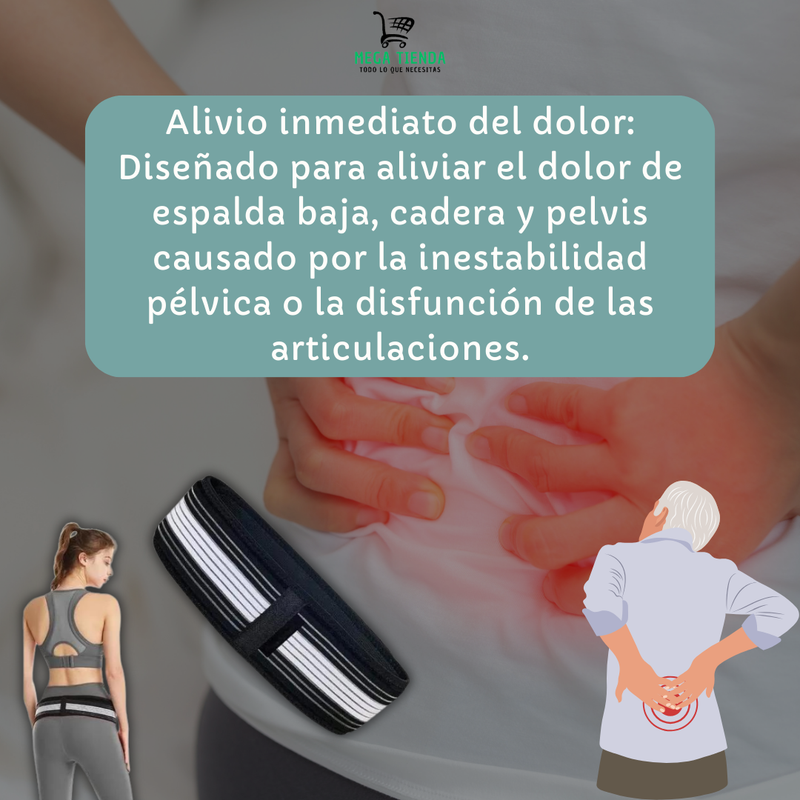 Cinturon Ajustable de Soporte Lumbar™