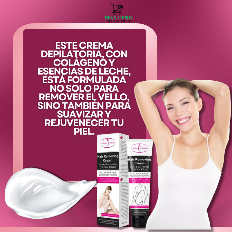 Crema Depilatoria™- Fórmula Suave y no Irritante