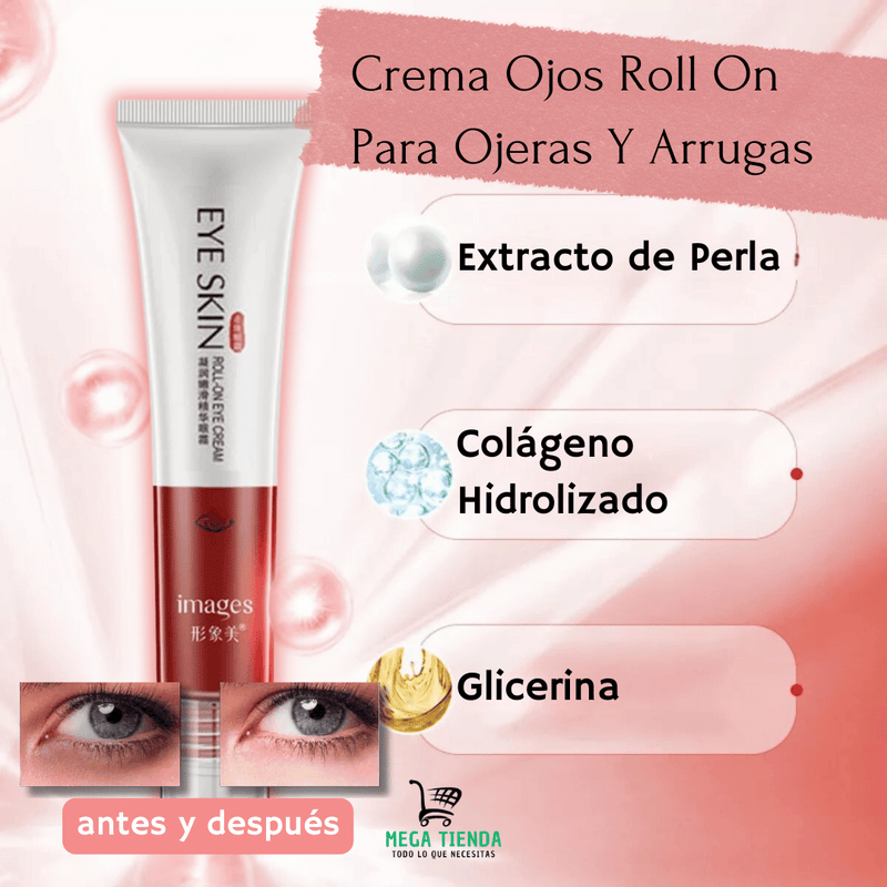 Crema Ojos Roll On™️- Para Ojeras Y Arrugas