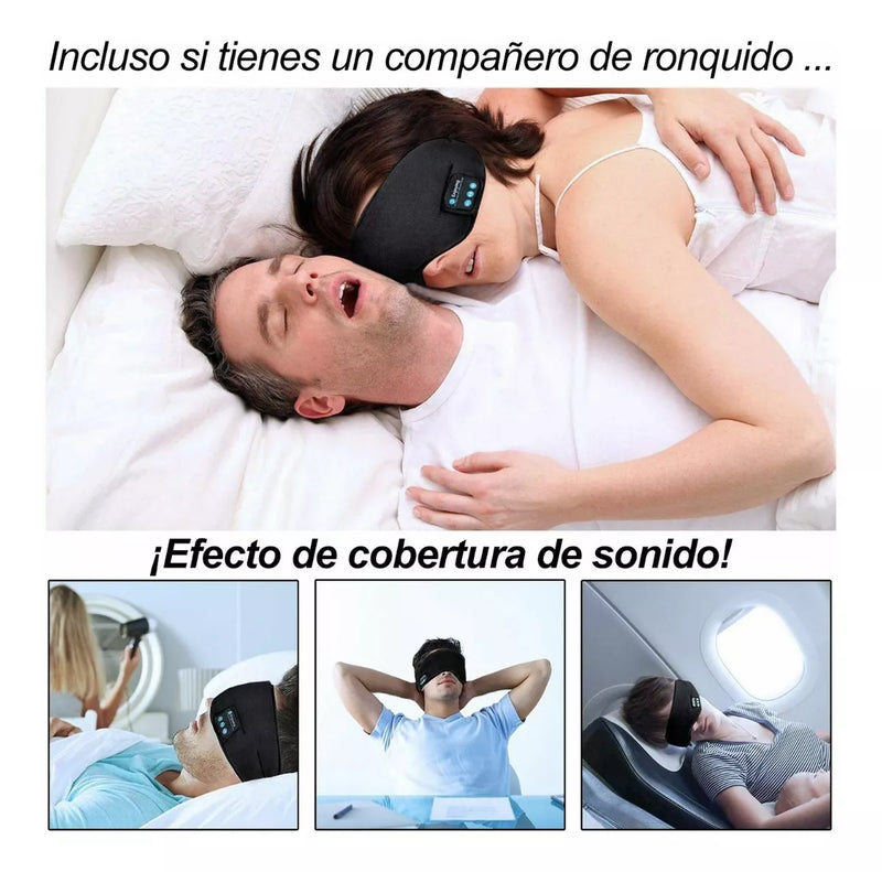 Antifaz Bluetooth™ - Relájate y Duerme Mejor