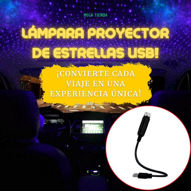 Proyector Led Estrella USB™ Tranquilidad y Elegancia