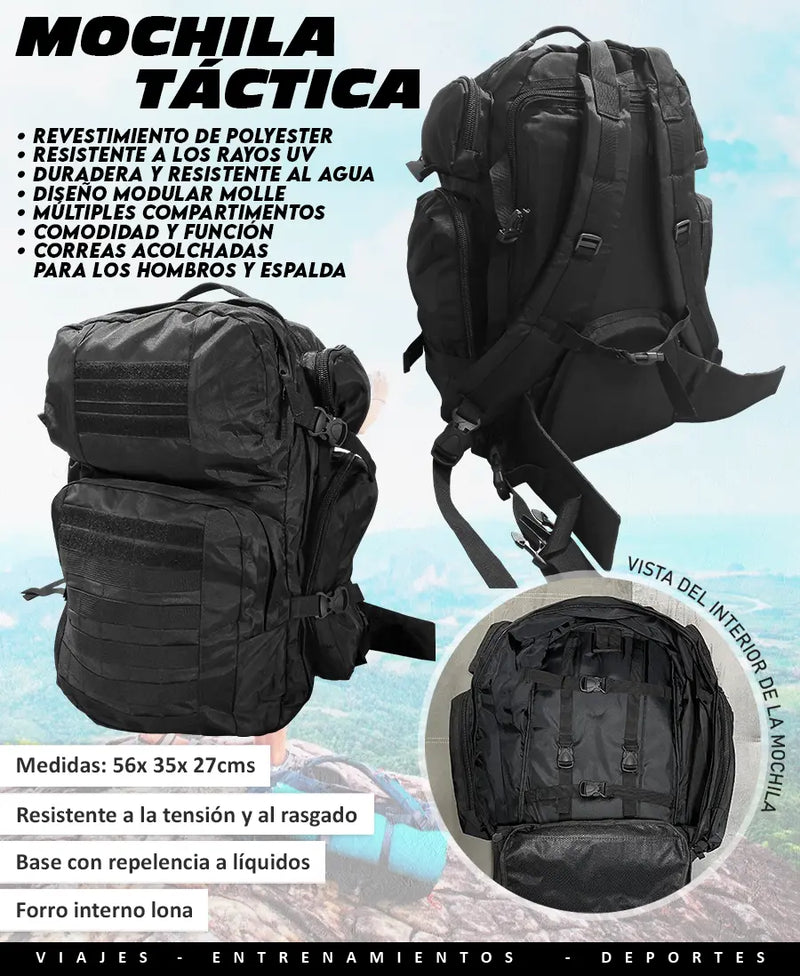 Mochila Táctica Militar 50 Lt Ultra™