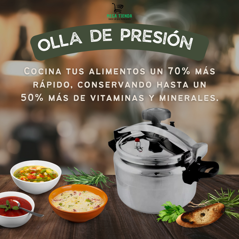 Olla de Presión™- Preserva Los Nutrientes y Sabores