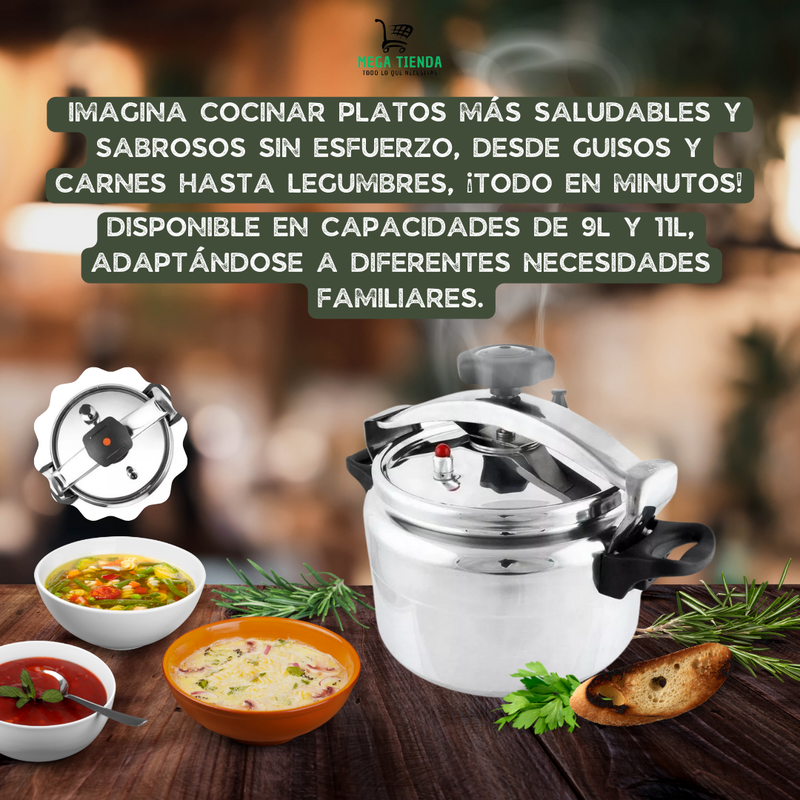 Olla de Presión™- Preserva Los Nutrientes y Sabores