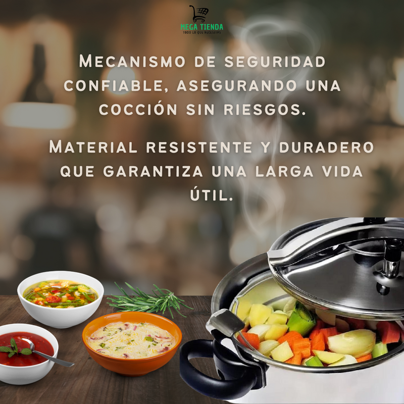 Olla de Presión™- Preserva Los Nutrientes y Sabores