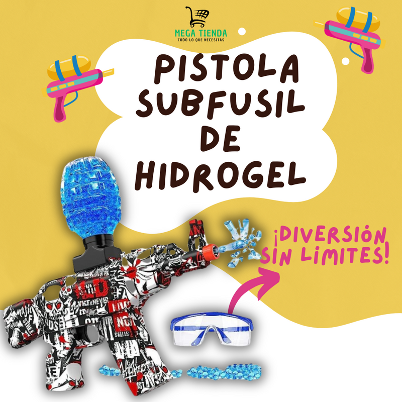 Pistola Subfusil de Hidroge™️- Seguro y Divertido