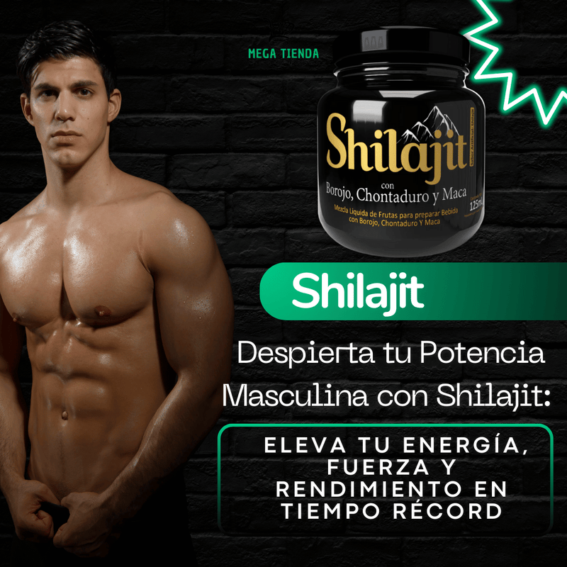 Shilajit Power:  Energía Renovada y Bienestar + Guía Saludable Gratis