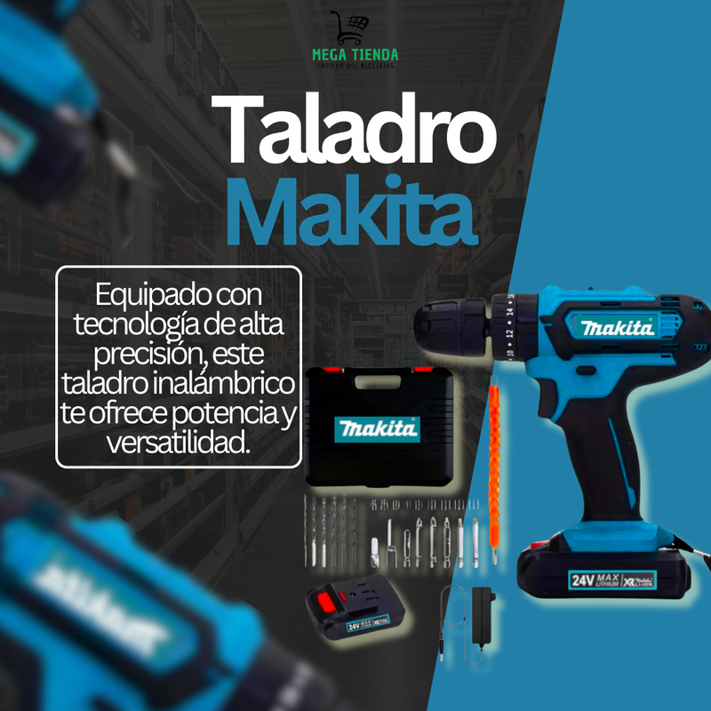 Taladro Makita™- Inalámbrico y Compacto