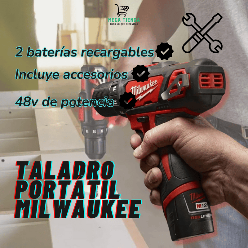 Taladro Portátil Milwaukee™️