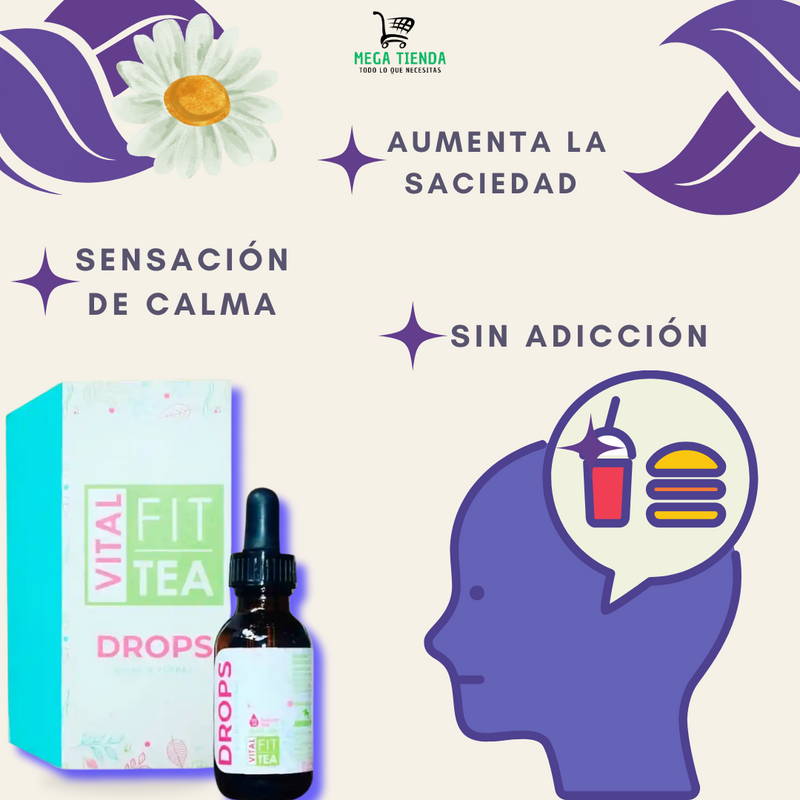 Vital Fit Tea Drops™️- Control de ansiedad