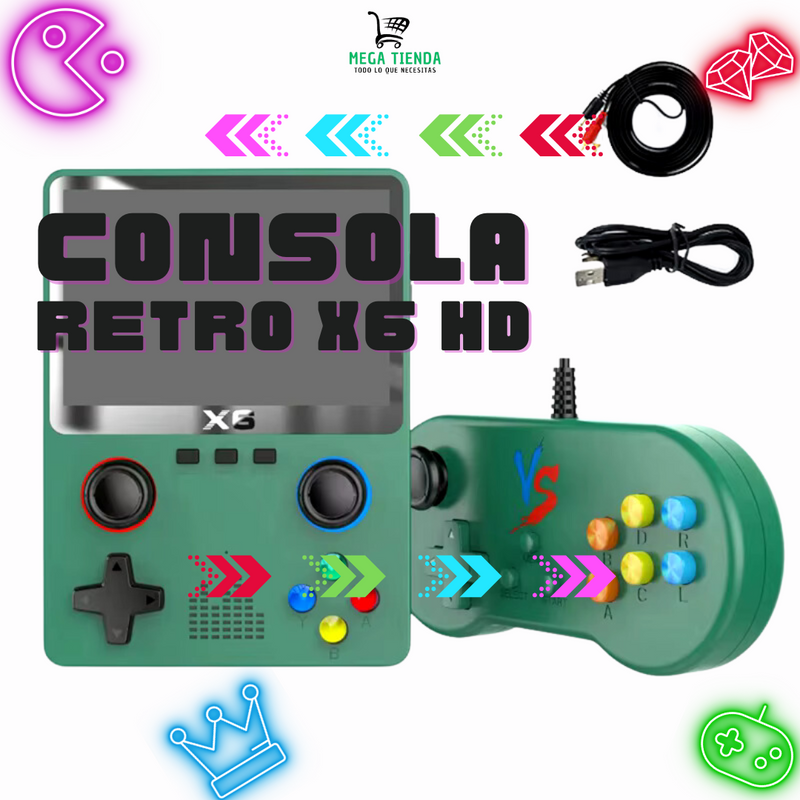 Consola Retro X6 HD™️