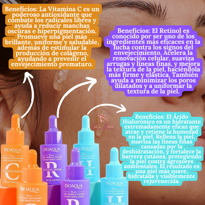 Kit de Serum Faciales™- Hidrate Su Piel