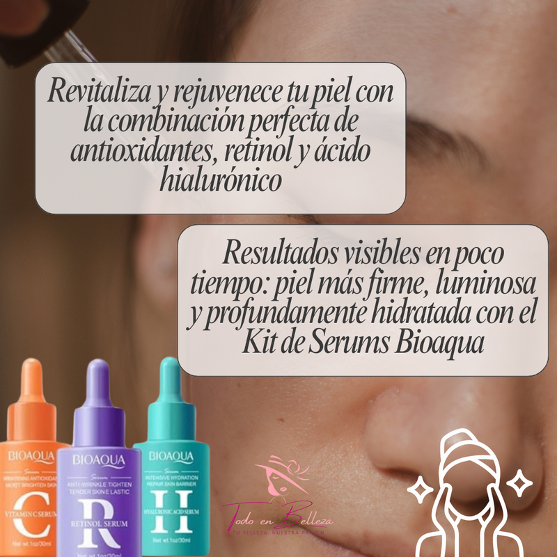 Kit de Serum Faciales™- Hidrate Su Piel