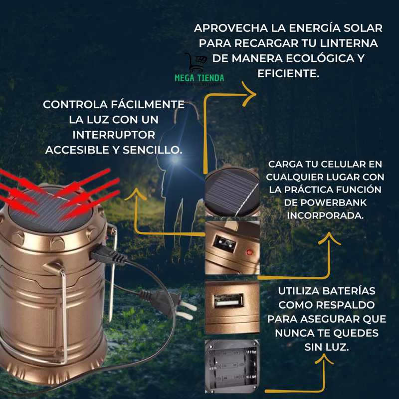 Lámpara para Camping Portátil™