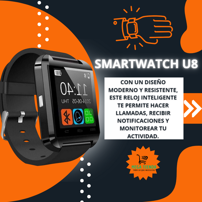 Smartwatch U8™- Estilo y Funcionalidad